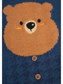 Strickpullover in dunkelblau