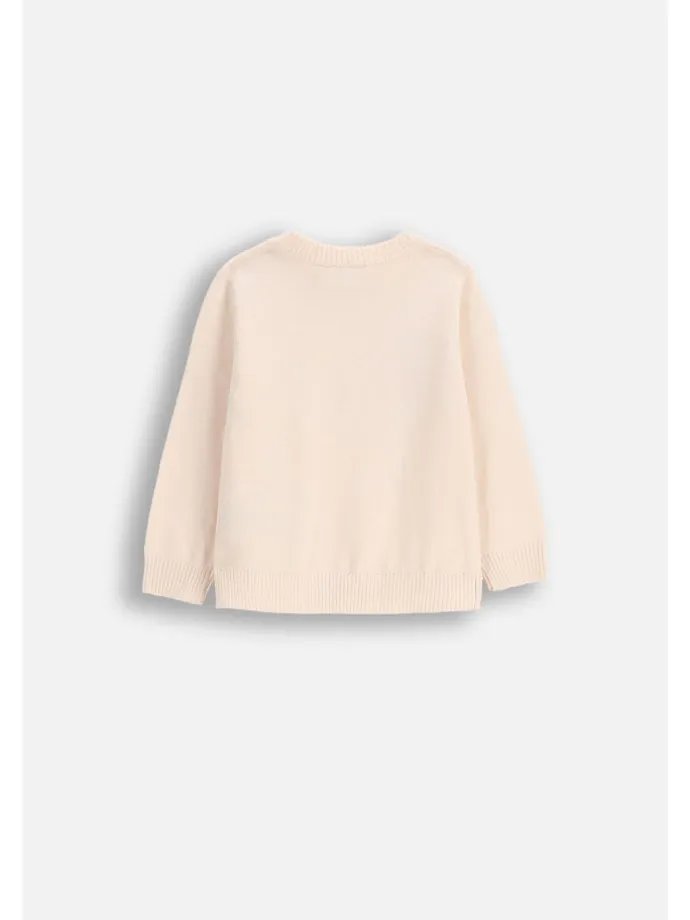 Strickpullover in ecru