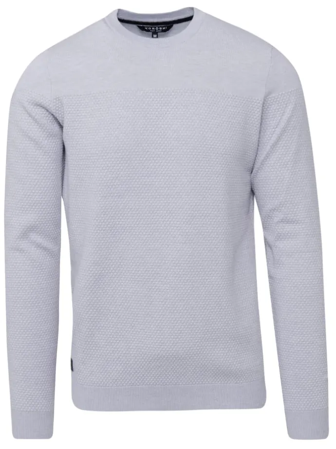 Strickpullover in grau