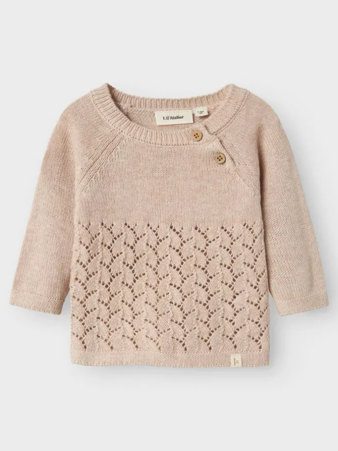 Strickpullover in Pastel Parchment