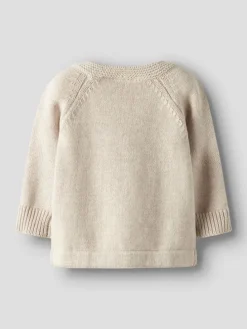 Strickpullover in Peyote Melange