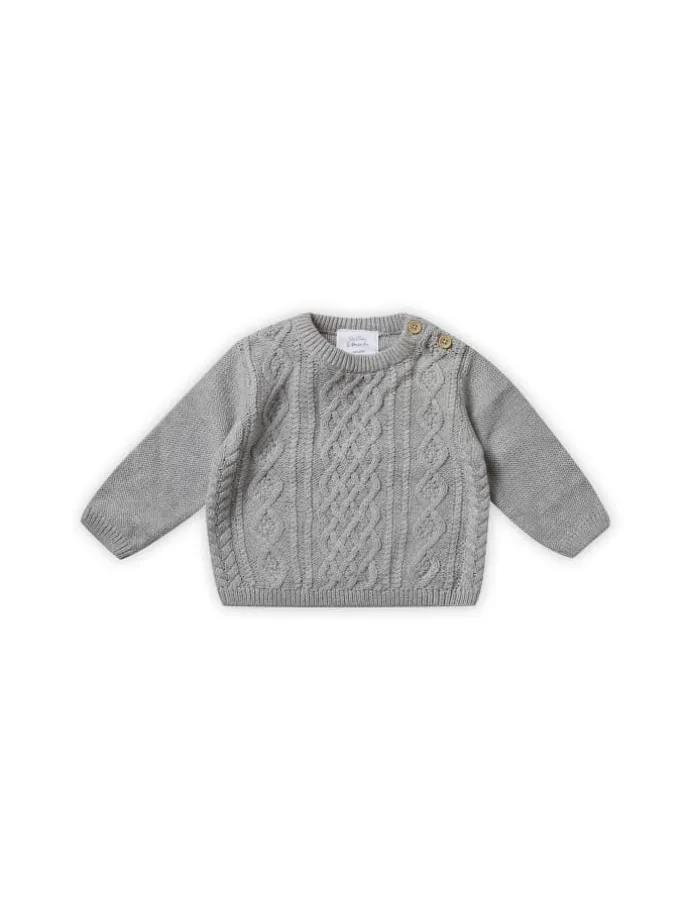 Strickpullover Kinder in grey