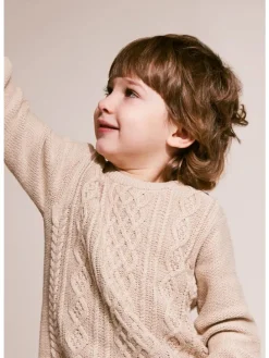 Strickpullover Kinder in grey