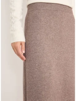 Strickrock in Beige
