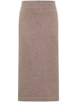 Strickrock in Beige