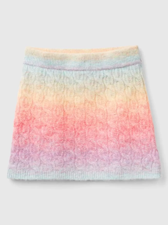 Strickrock in Bunt