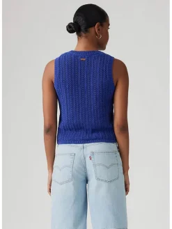 Stricktop in Blau