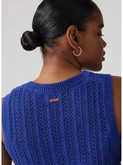 Stricktop in Blau