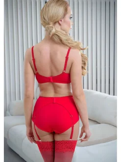 Strumpfhalter "Vittoria" in Rot