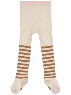 Strumpfhose in Beige/ Hellbraun/ Rosa