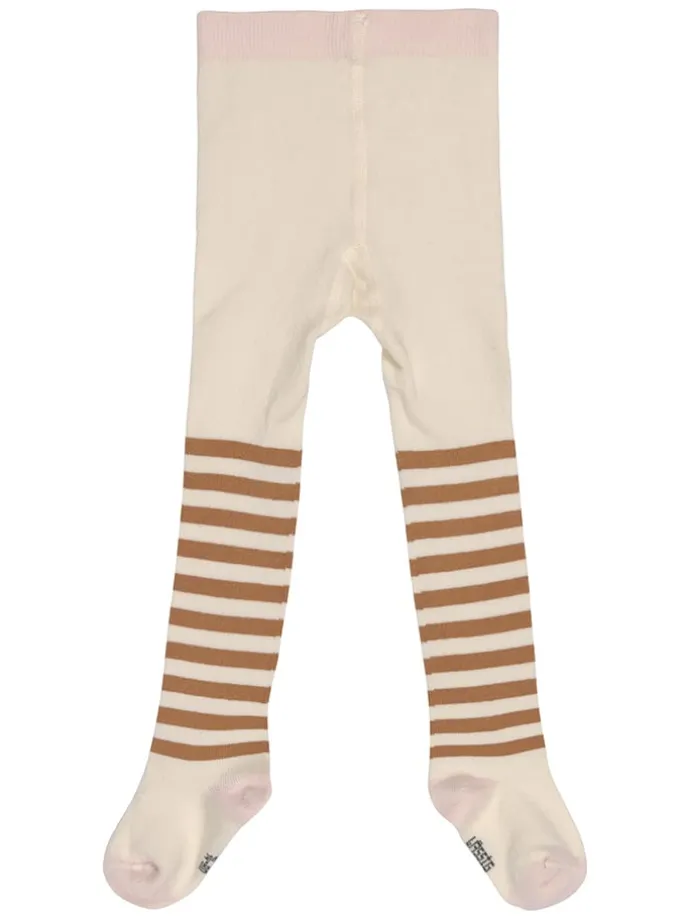 Strumpfhose in Beige/ Hellbraun/ Rosa