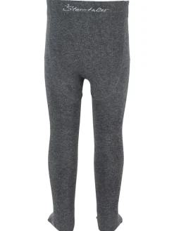 Strumpfhose uni in anthrazit mel.