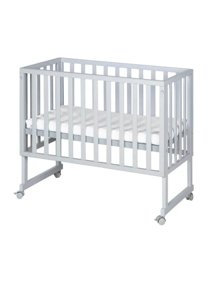 Stuben- & Beistellbett safe asleep® 3in1 taupe/grau höhenverstellbar