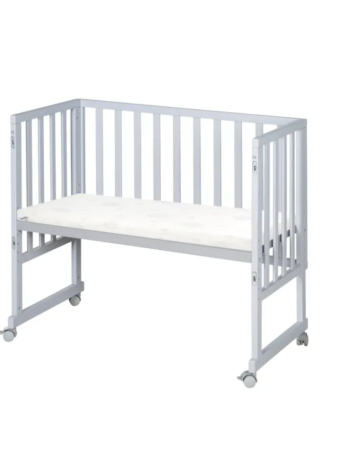 Stuben- & Beistellbett safe asleep® 3in1 taupe/grau höhenverstellbar