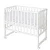 Stuben- & Beistellbett safe asleep® 3in1 weiß höhenverstellbar mit Mesh