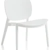 Stuhl "Mahon" in Weiß - (B)58 x (H)71 x (T)48,5 cm