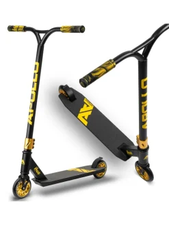 Stunt Scooter Kinder " Hawk " in Black/Gold
