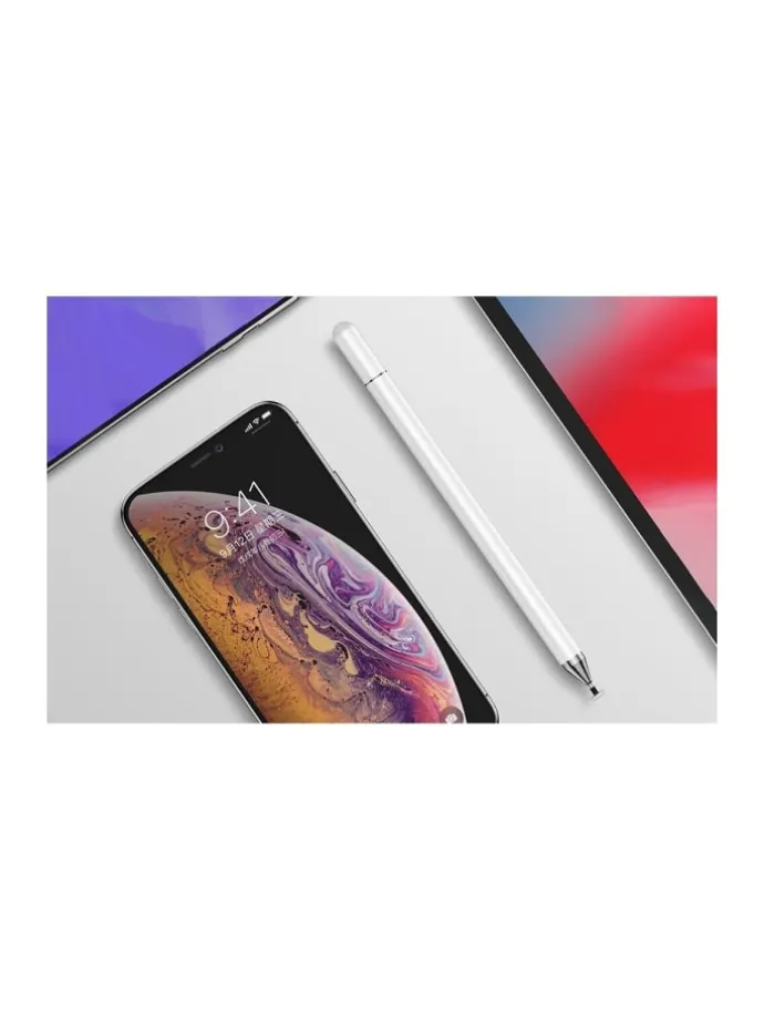 Stylus-Stift für präzises Schreiben und Zeichnen Tablets & Smartphones weiß