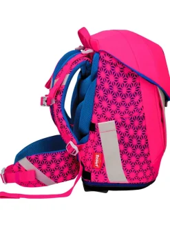 Sunny II Neon Safety Schulranzen-Set 4-teilig in pink glow