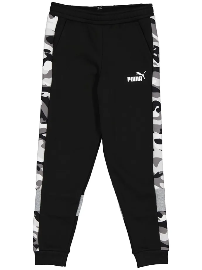 Sweathose "ESS+ Camo" in Schwarz/ Weiß