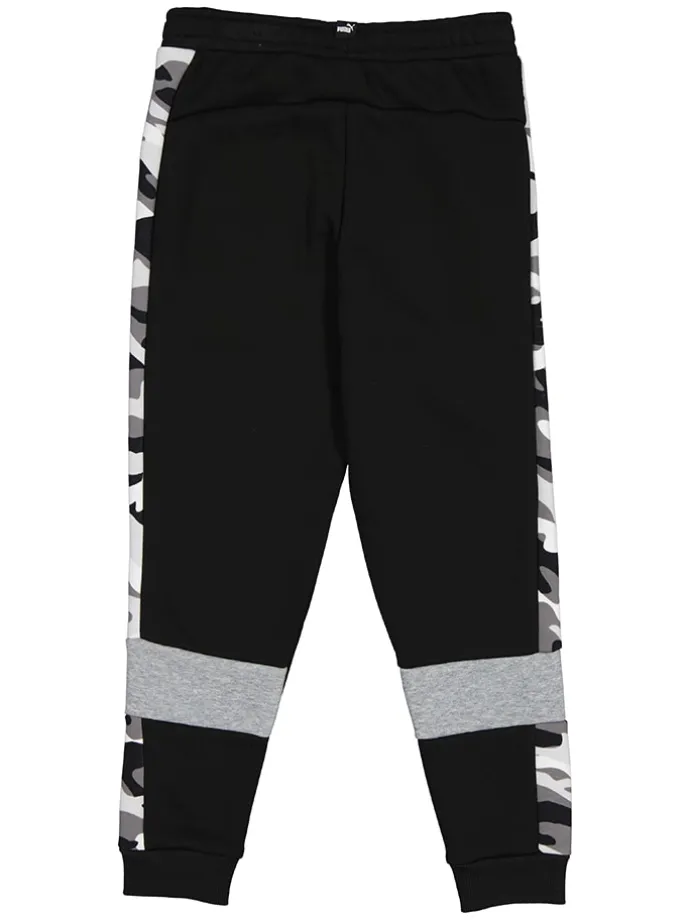 Sweathose "ESS+ Camo" in Schwarz/ Weiß