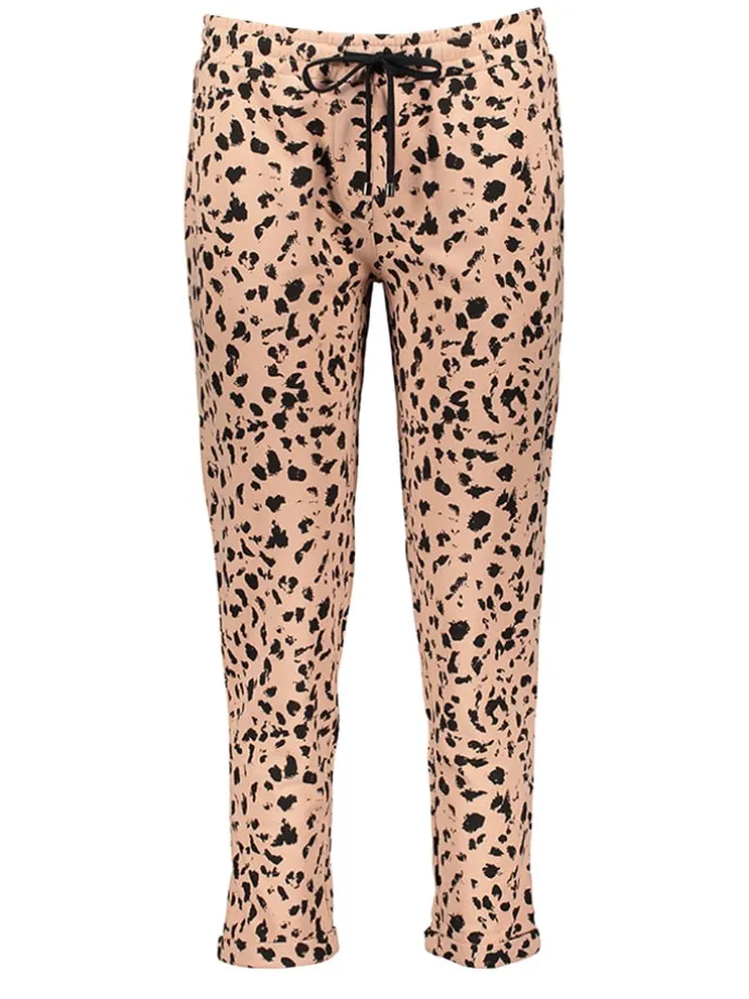 Sweathose in Rosa/ Schwarz