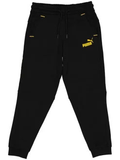Sweathose in Schwarz/ Gelb