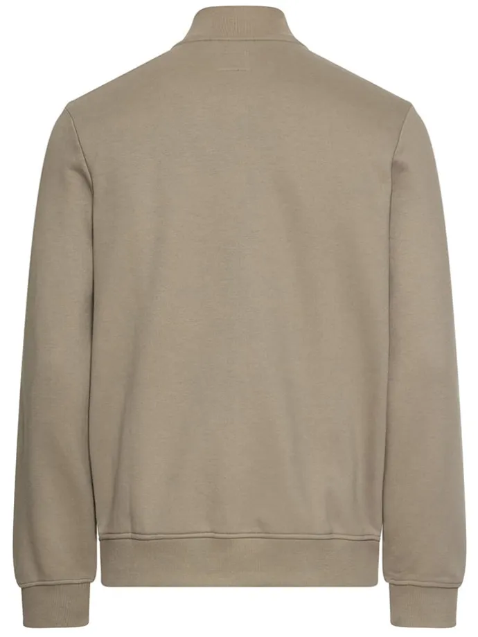 Sweatjacke in Beige