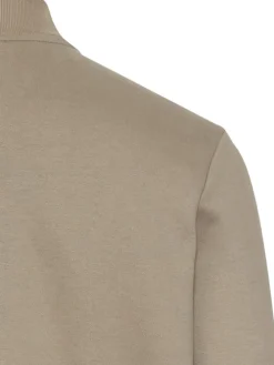 Sweatjacke in Beige