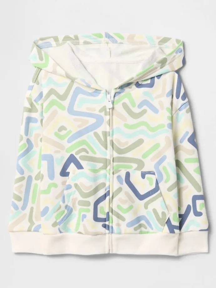 Sweatjacke in Bunt