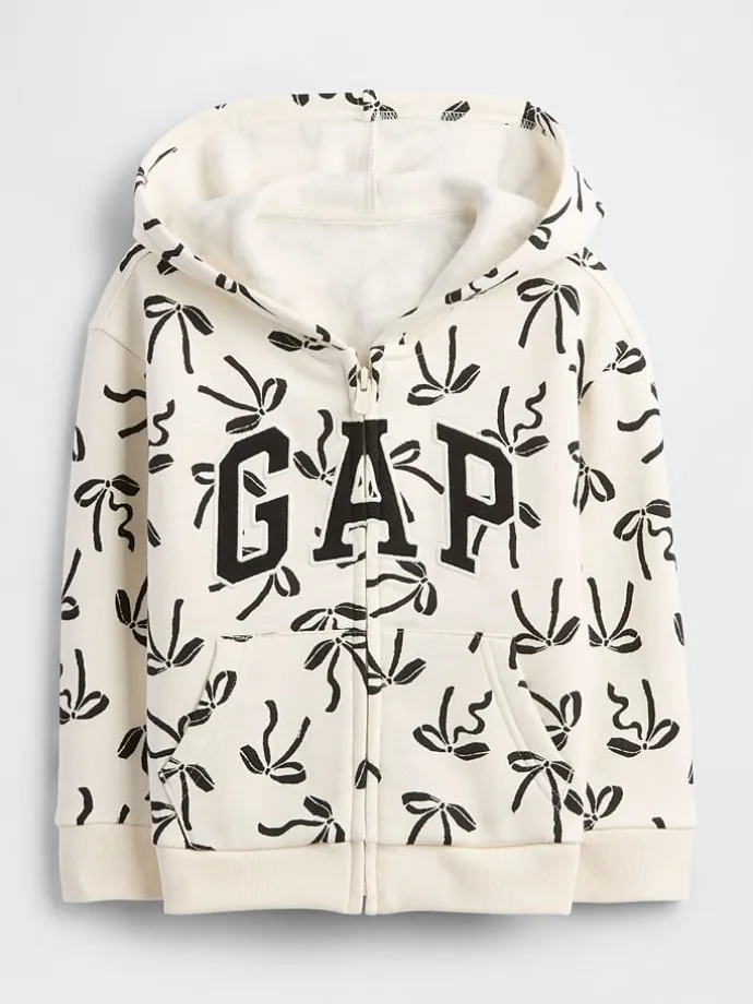 Sweatjacke in Creme