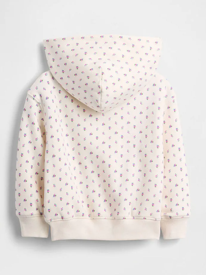 Sweatjacke in Creme