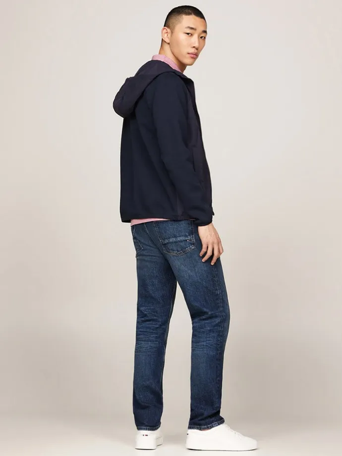 Sweatjacke in Dunkelblau