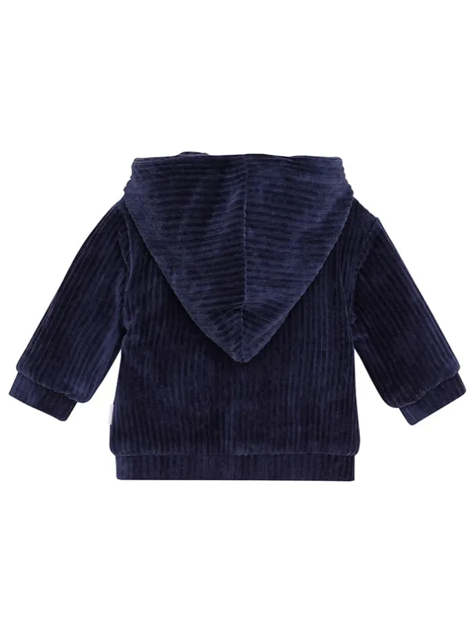 Sweatjacke in Dunkelblau