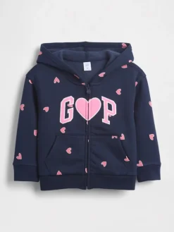 Sweatjacke in Dunkelblau