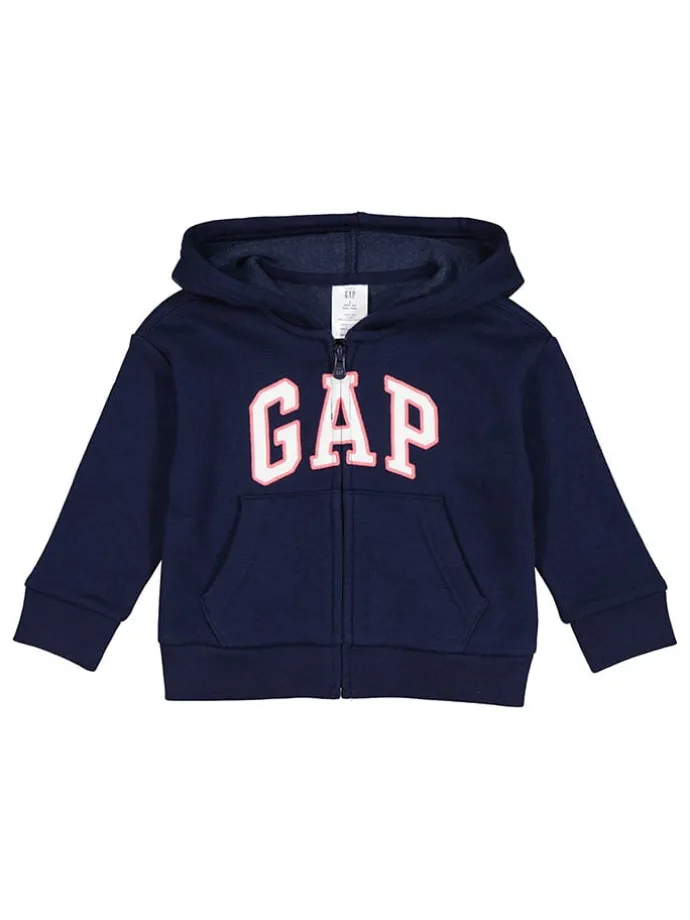 Sweatjacke in Dunkelblau