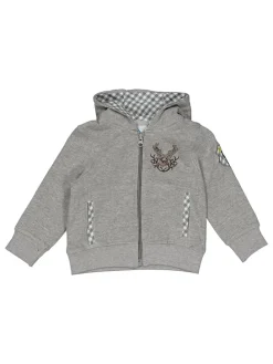 Sweatjacke in Grau