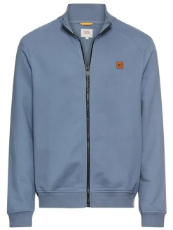 Sweatjacke in Hellblau