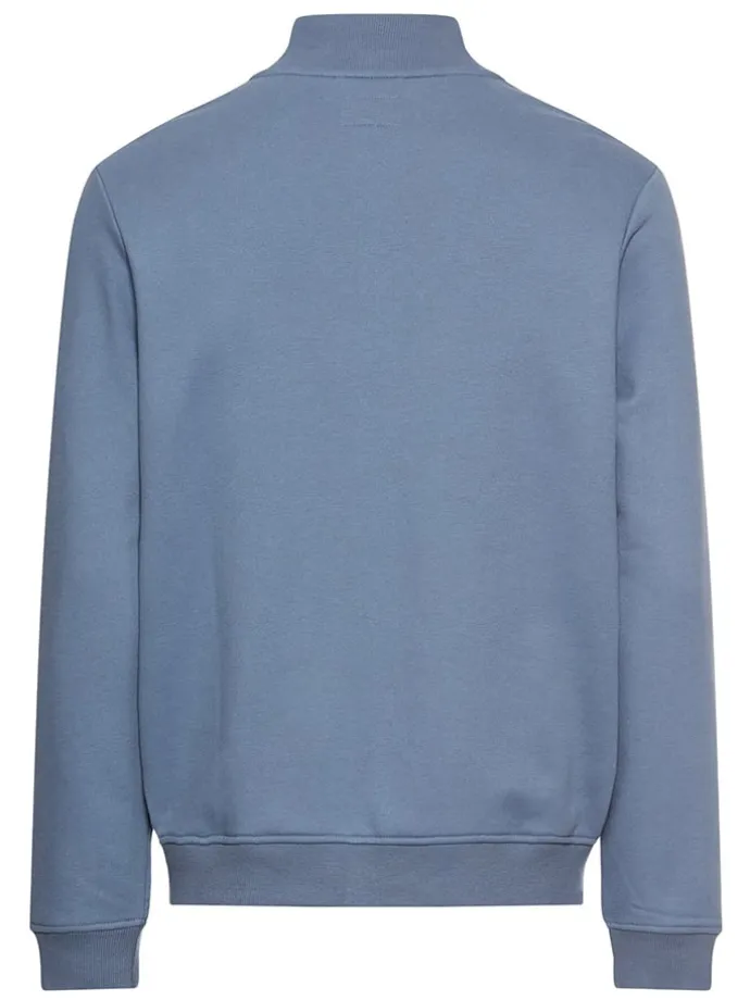 Sweatjacke in Hellblau