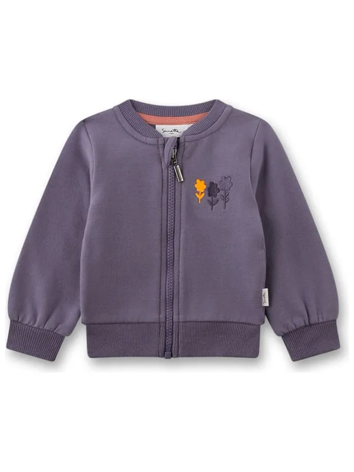 Sweatjacke in Lila