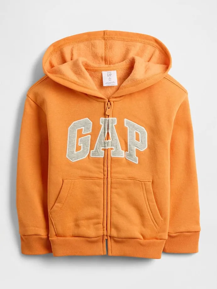 Sweatjacke in Orange