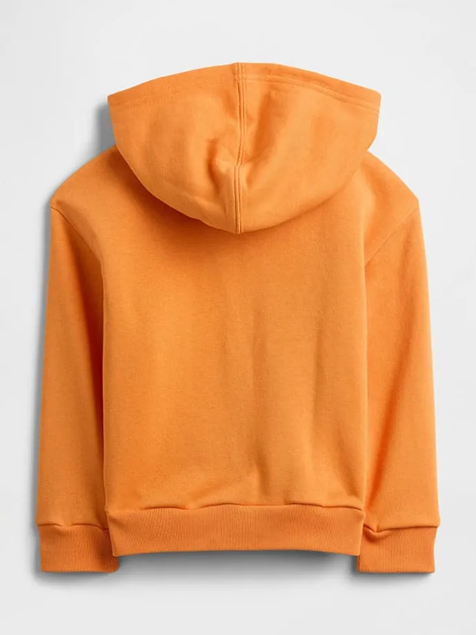 Sweatjacke in Orange