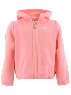 Sweatjacke in Rosa