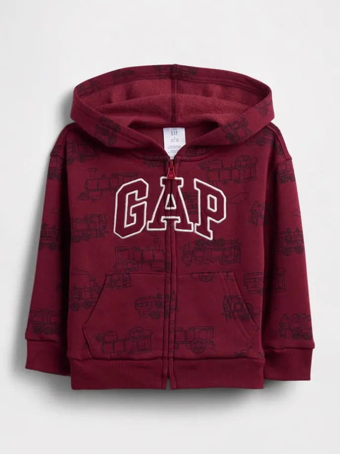 Sweatjacke in Rot