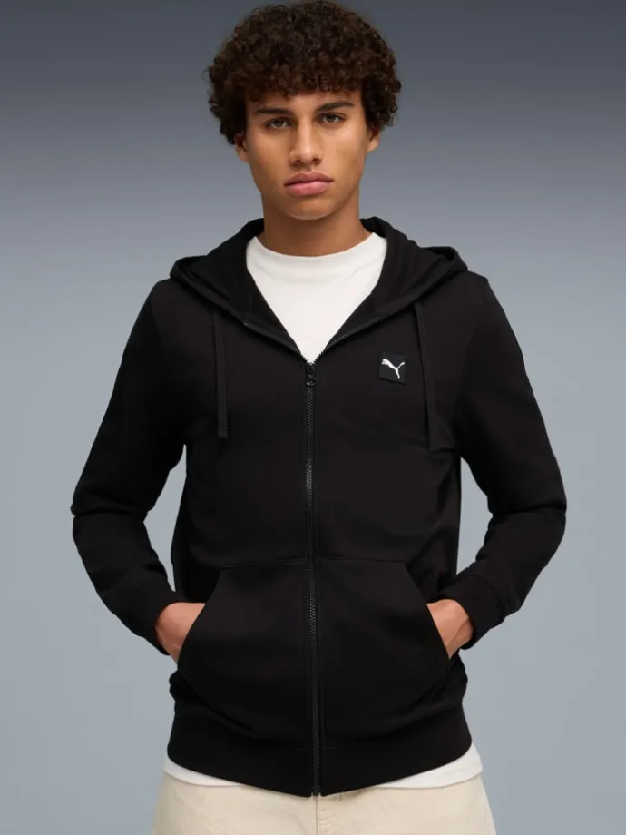 Sweatjacke in Schwarz