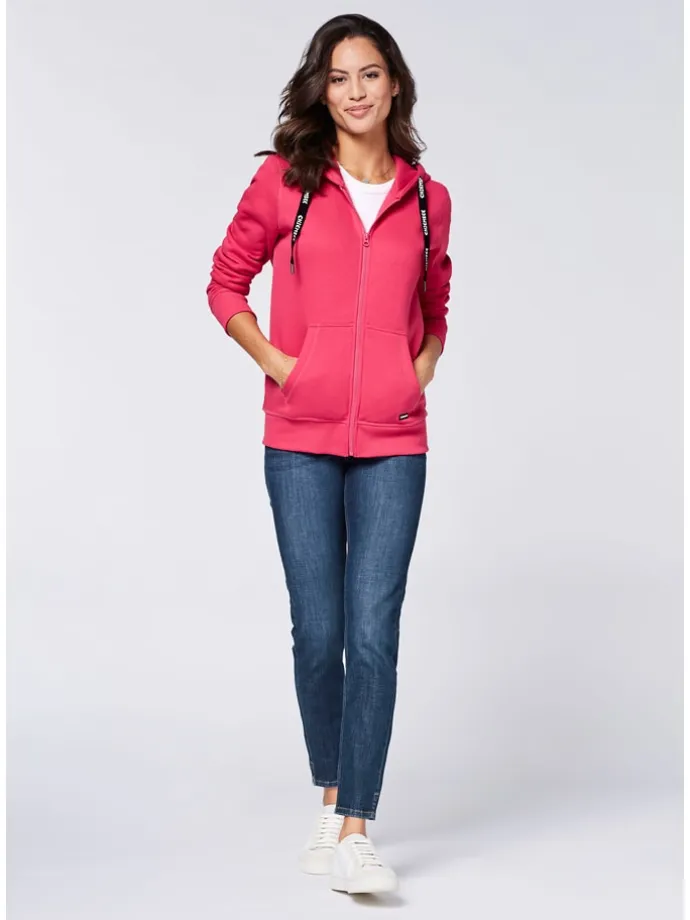 Sweatjacke "Nusa" in Pink