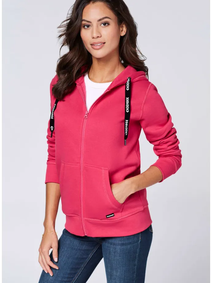 Sweatjacke "Nusa" in Pink