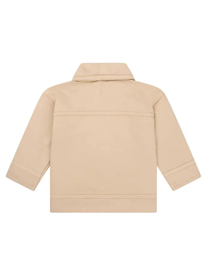 Sweatjacke "Oakleaf" in Beige
