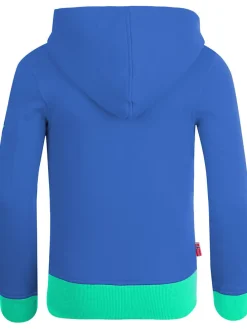 Sweatjacke "Sortland"  in Blau/ Grün