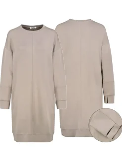 Sweatkleid in Beige